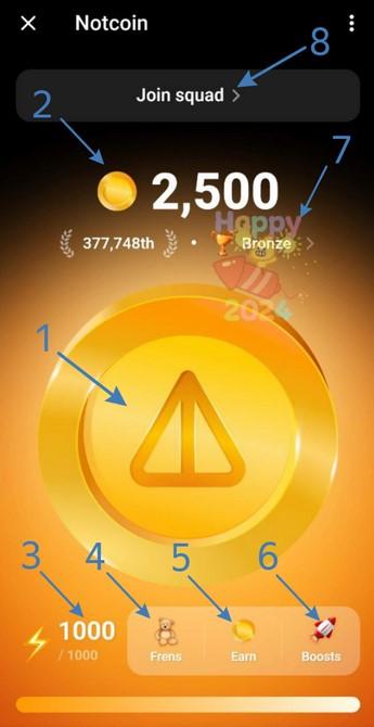 Как начать фармить Notcoin - 2