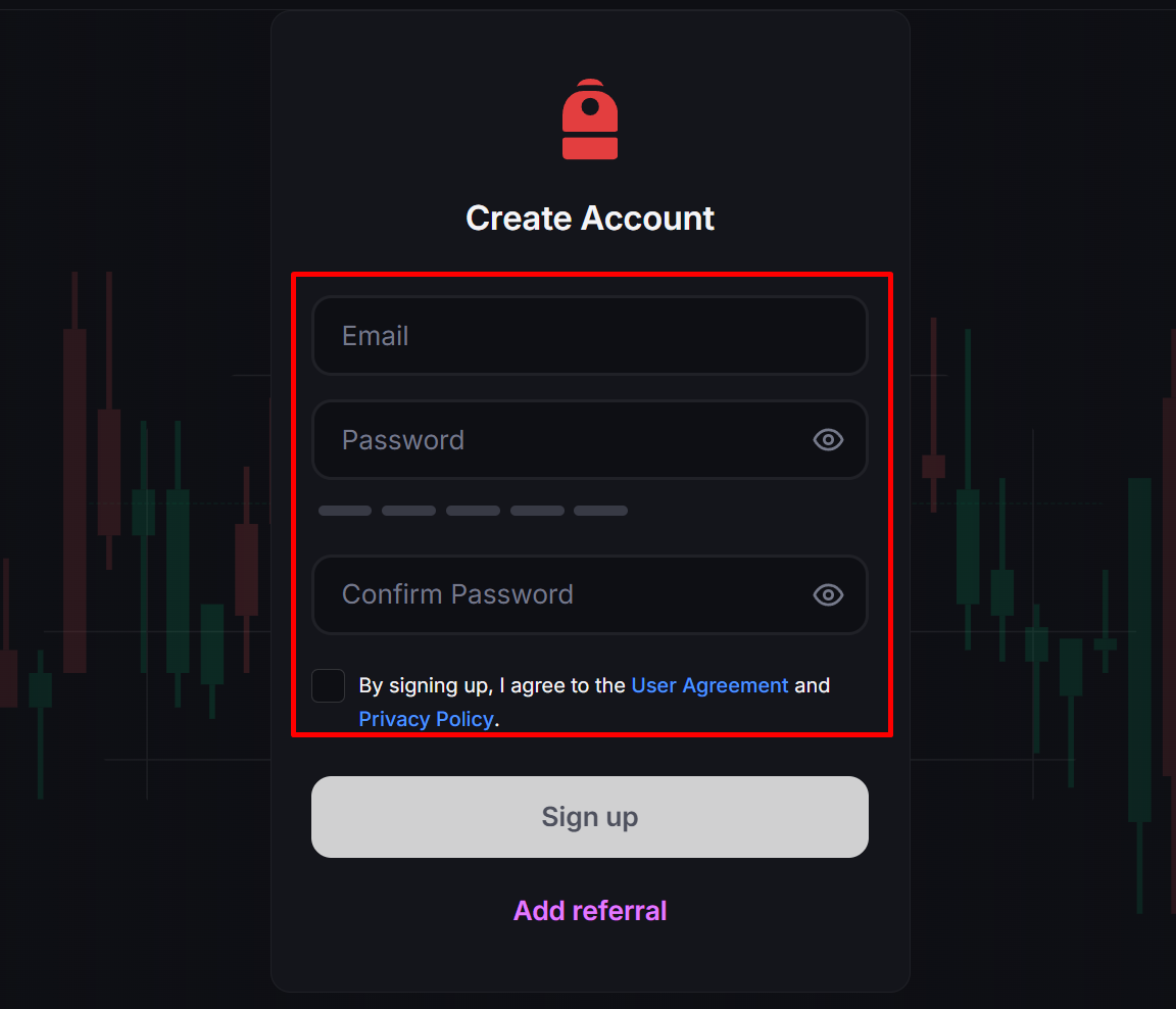 Регистрация и верификация на Backpack Exchange - 2