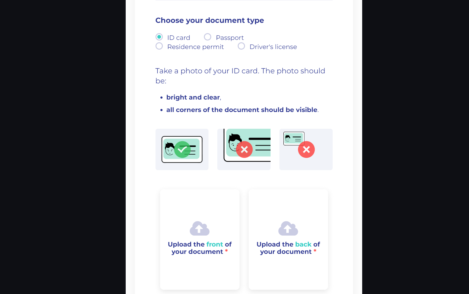 Регистрация и верификация на Backpack Exchange - 7