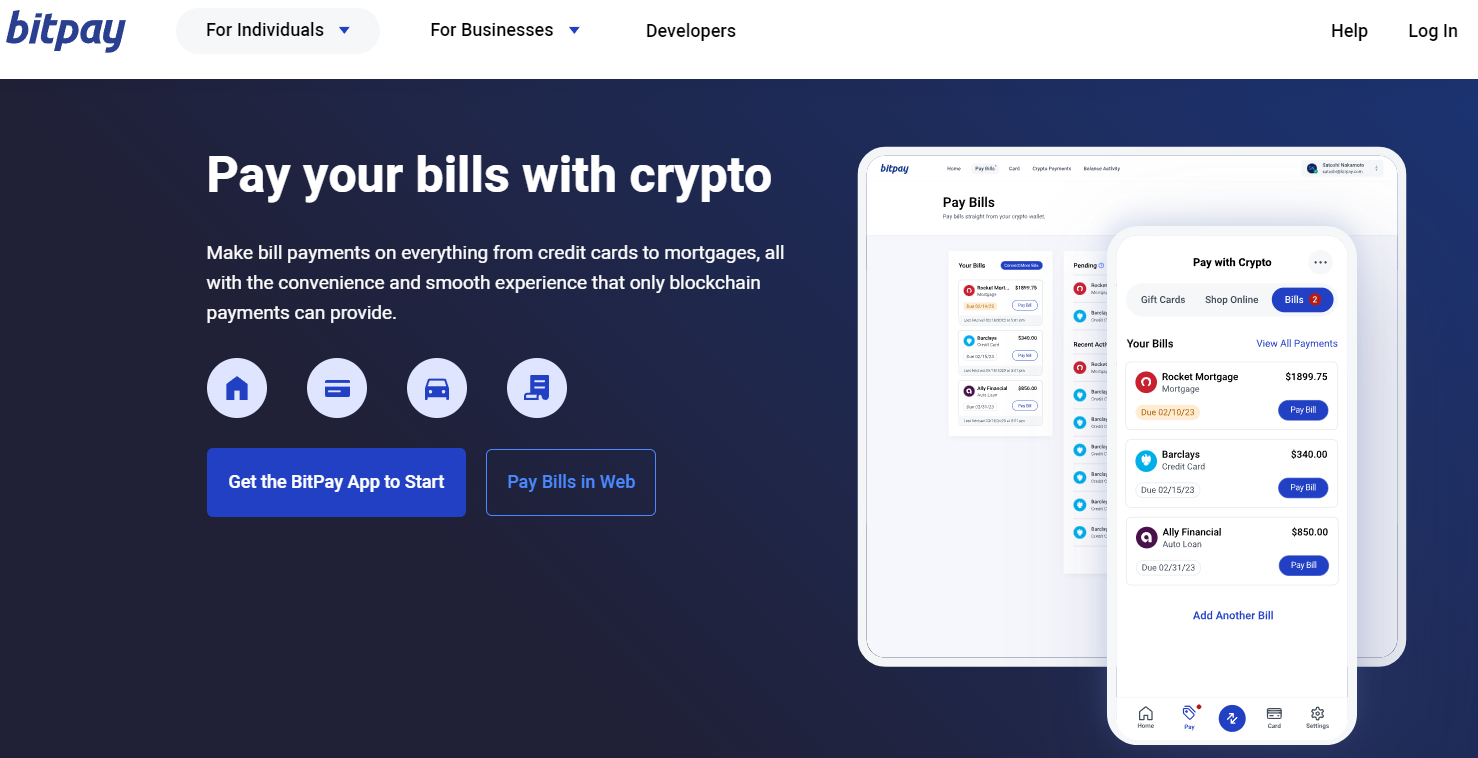Приложение BitPay