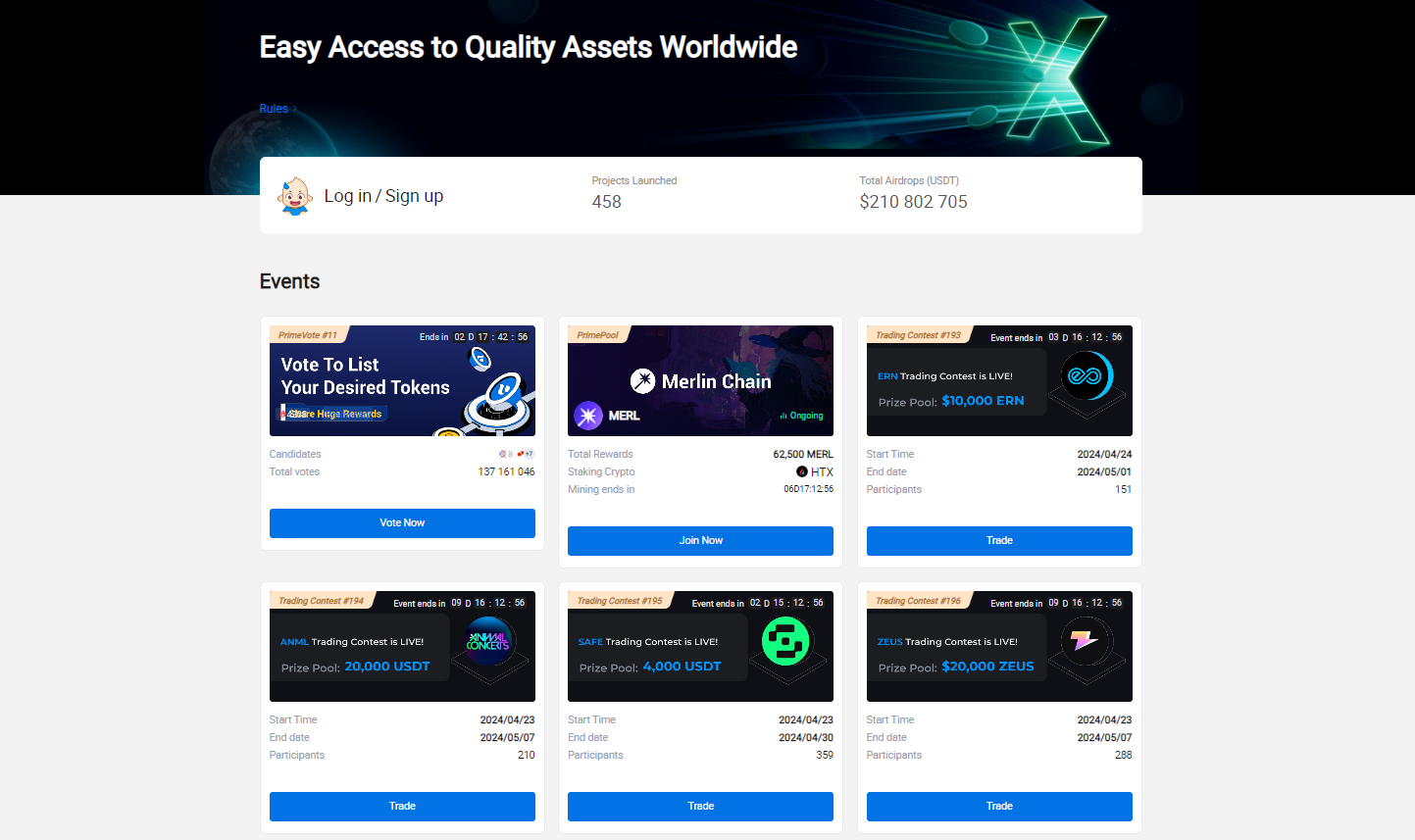 HTX NewListing Launchpad