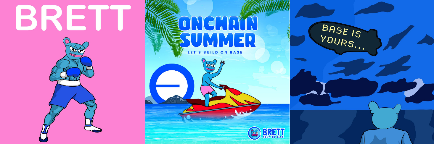 Внешний вид токена BRETT