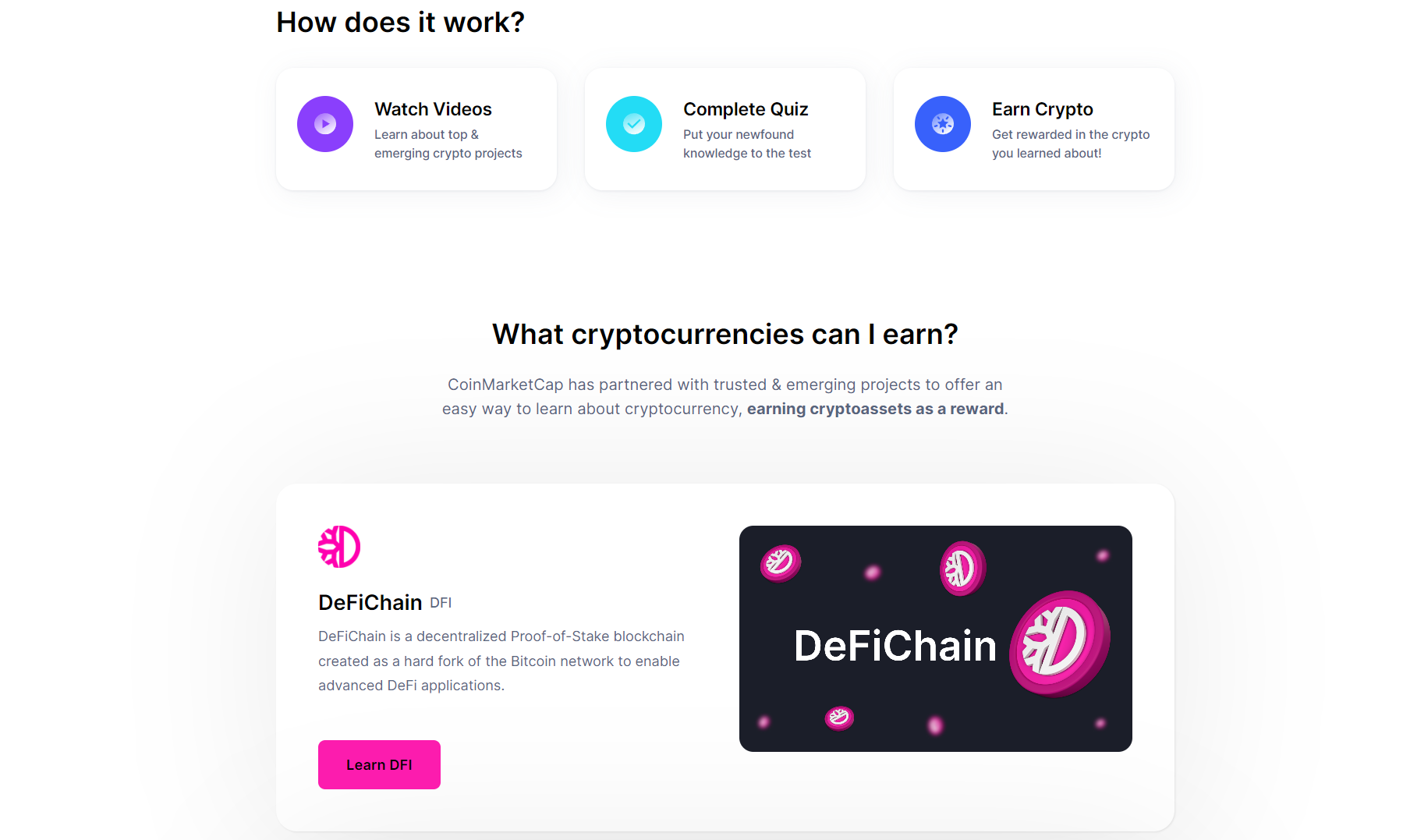 Викторины Coinmarketcap