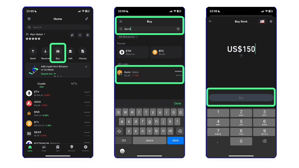 Где купить BONK - 3