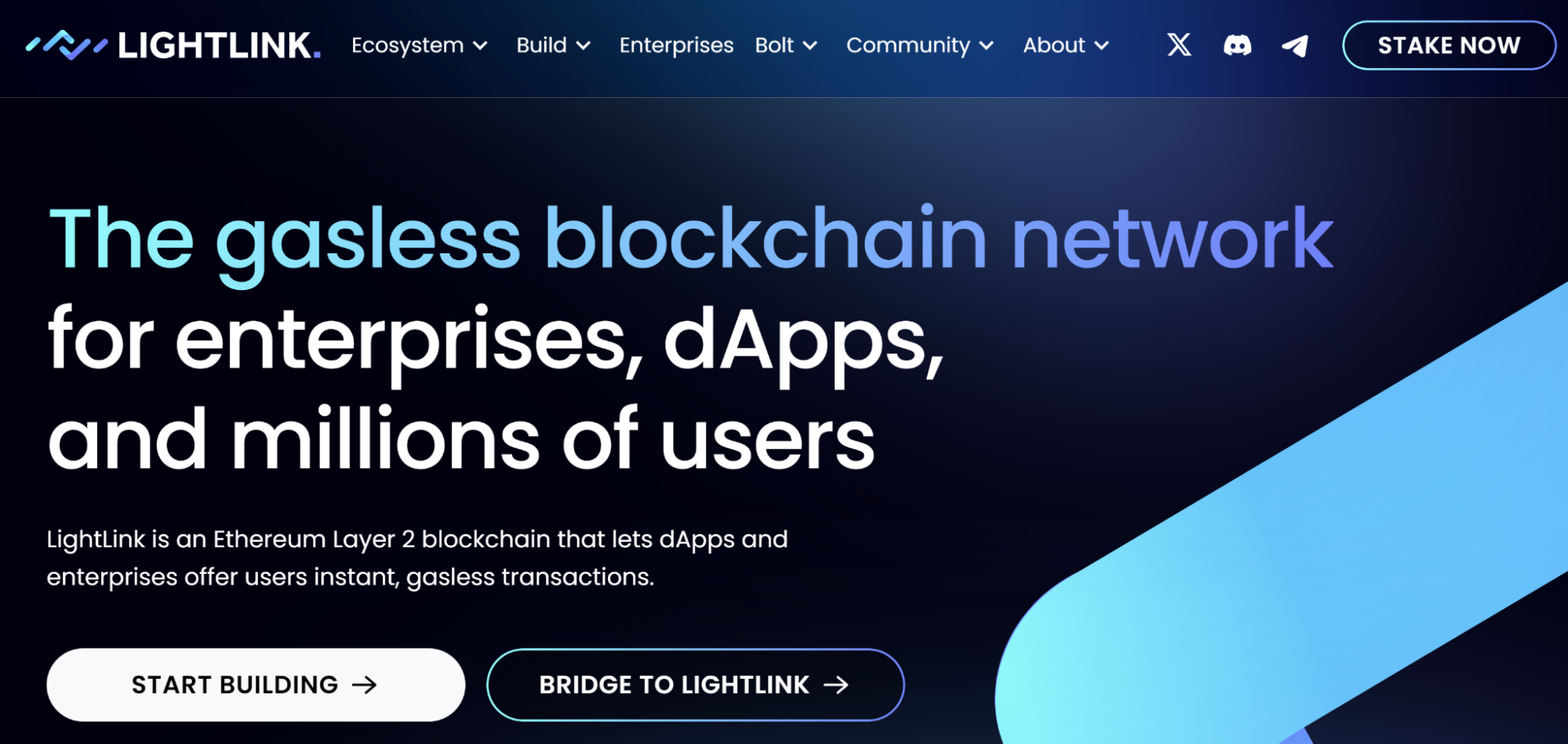 Сайт LightLink (LL)