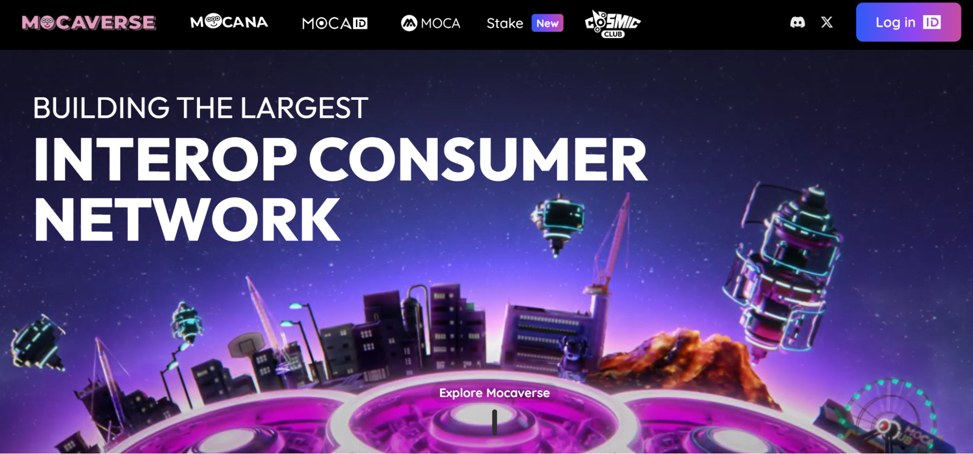 Сайт Mocaverse (MOCA)