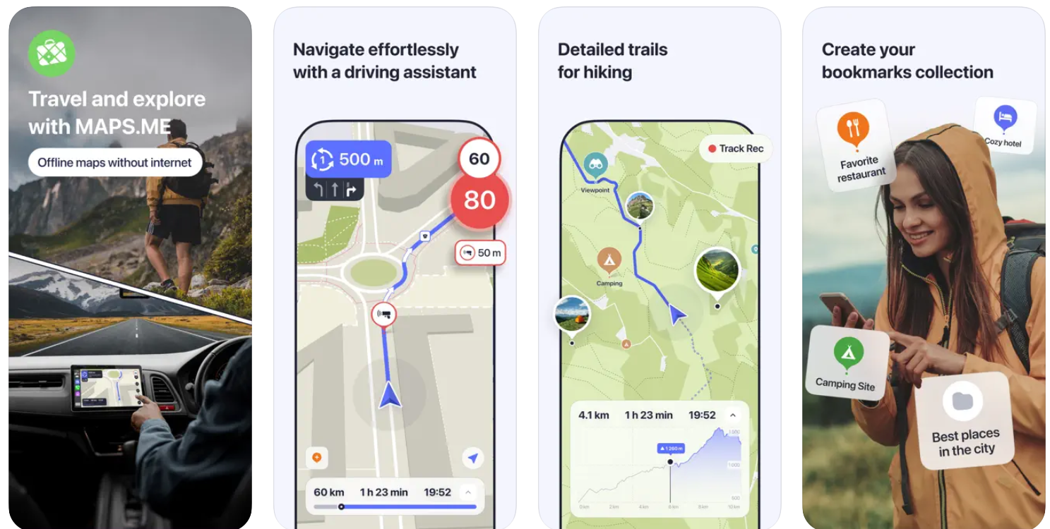Приложение maps.me
