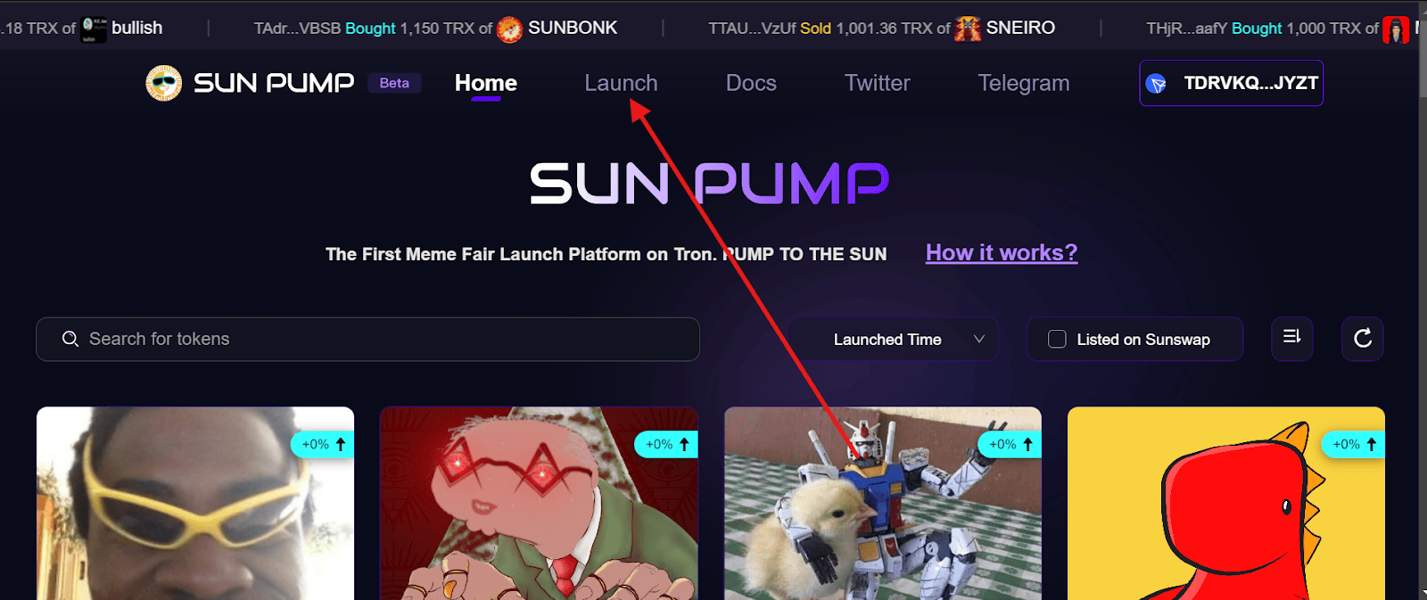 Как создать свой токен на SunPump - 2