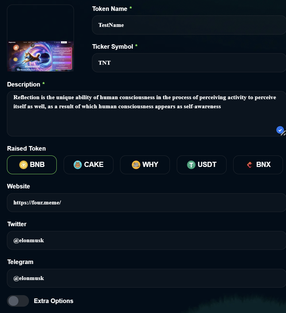 Как зарегистрироваться и создать свой мем-токен на Four.Meme - 4